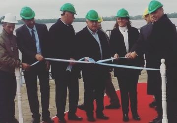 Inauguraron un nuevo muelle en Puerto Rosario