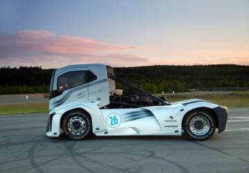 Un camión de Volvo batió récords de velocidad